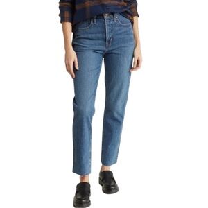 Madewell The Perfect Vintage Jean Medium Wash Raw Hem Size 27